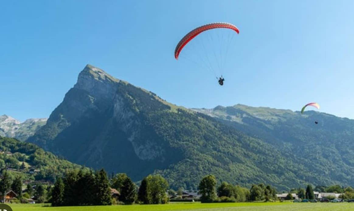 Bungalow 3 Chambres Pour 6 Pers Avec Climatisation Camping 3 Etoiles Samoëns Dış mekan fotoğraf